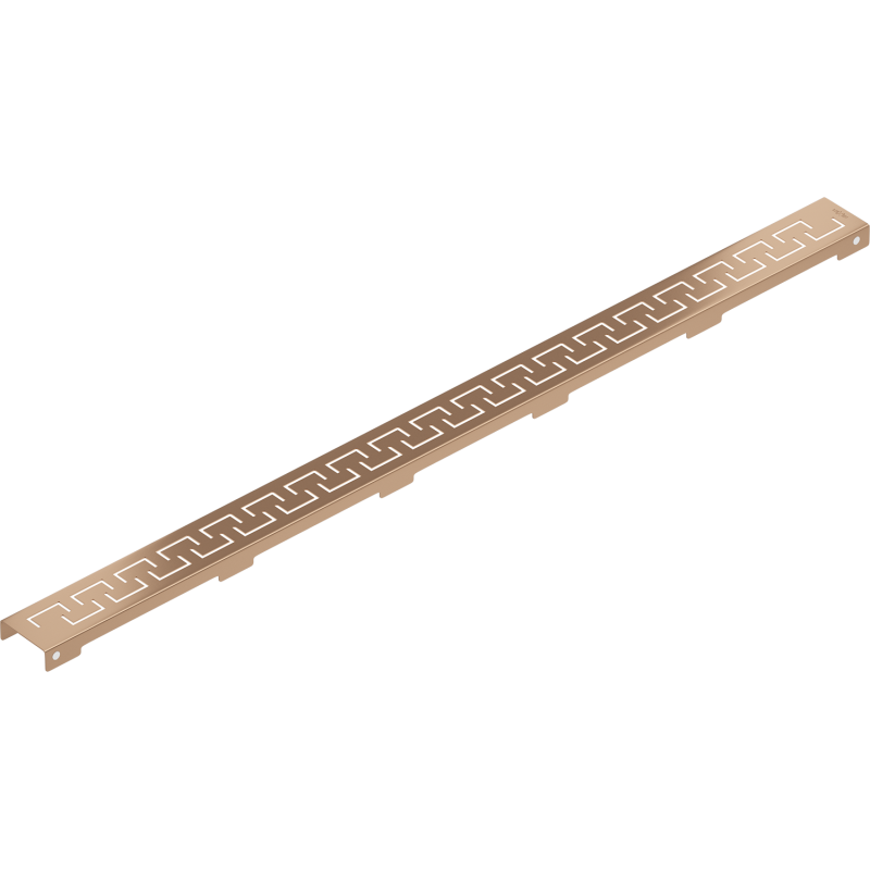 Mexen Flat M15 cover for linear drain 80 cm, brushed copper - 1C24080