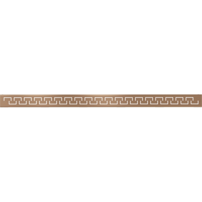 Mexen Flat M15 cache pour caniveau linéaire 90 cm, cuivre brossé - 1C24090