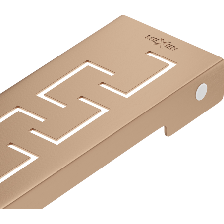 Mexen Flat M15 cobertura para ralo linear 100 cm, cobre escovado - 1C24100