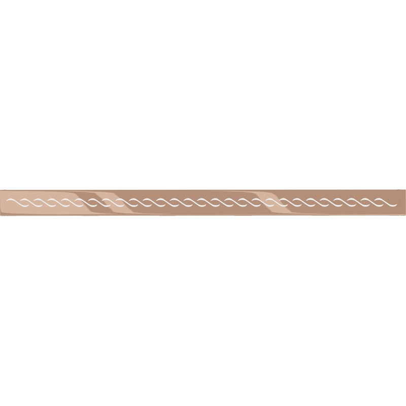 Mexen Flat M18 afdekking voor lijnafvoer 80 cm, roségoud - 1623080