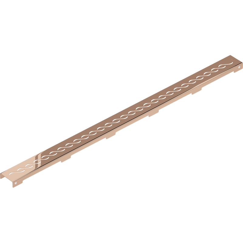 Mexen Flat M18 maskownica do odpływu liniowego 80 cm, różowe złoto - 1623080