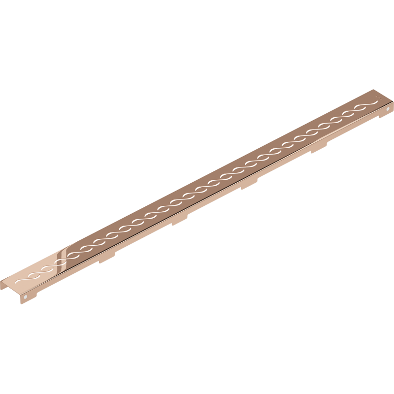 Mexen Flat M18 maskownica do odpływu liniowego 100 cm, różowe złoto - 1623100