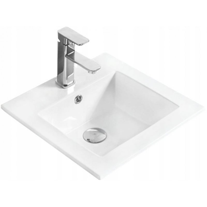 Mexen Stella lavabo encastré dans le plan 41 x 41 cm, blanc - 25454100