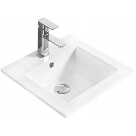 Mexen Stella eingebaute Waschbecken in die Arbeitsplatte 41 x 41 cm, weiß - 25454100