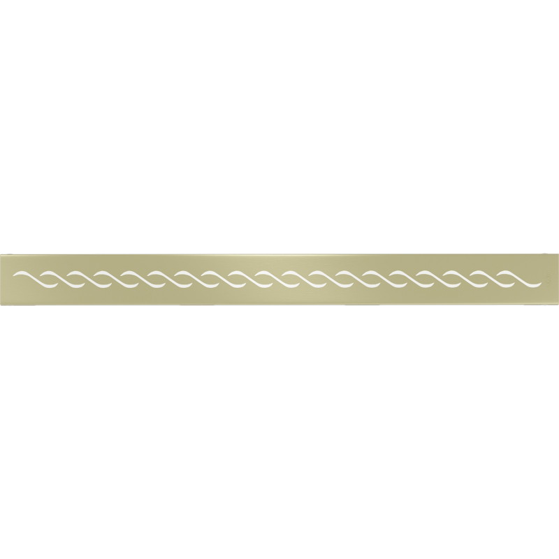 Mexen Flat M18 afdekking voor liniaire afvoer 60 cm, geborsteld goud - 1A23060