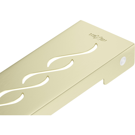Mexen Flat M18 Lineāra izplūdes vāks 80 cm, matēta zelta - 1A23080