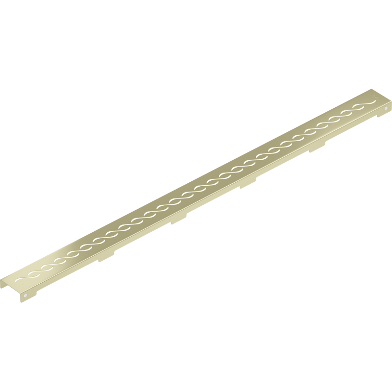 Mexen Flat M18 cover for linear drain 80 cm, brushed gold - 1A23080
