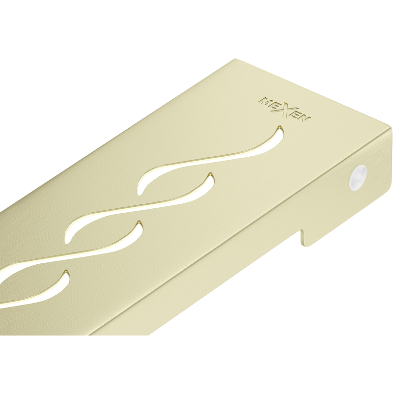 Mexen Flat M18 maskownica do odpływu liniowego 90 cm, złota szczotkowana - 1A23090