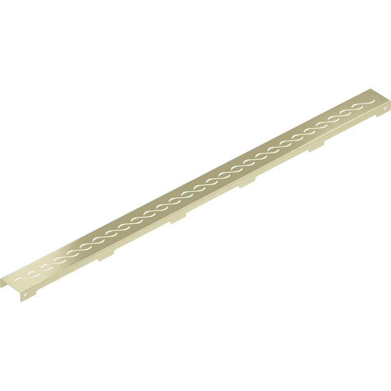 Mexen Flat M18 afdekplaat voor douchegoot 90 cm, geborsteld goud - 1A23090