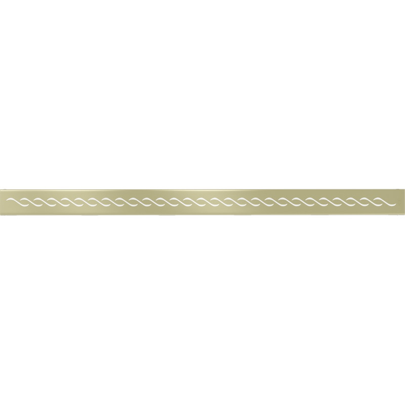 Mexen Flat M18 afdekking voor lijnafvoer 90 cm, goud geborsteld - 1A23090