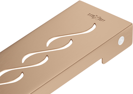 Mexen Flat M18 Ofdeckung fir linear Oflaf 50 cm, gebierst Kupfer - 1C23050