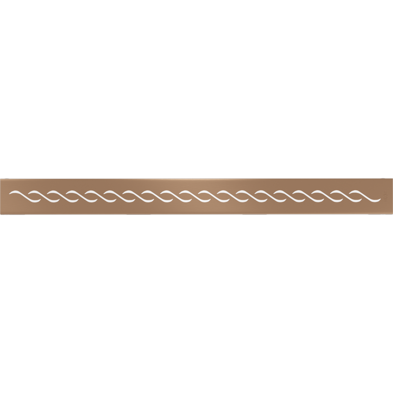 Mexen Flat M18 cover for linear drain 50 cm, brushed copper - 1C23050