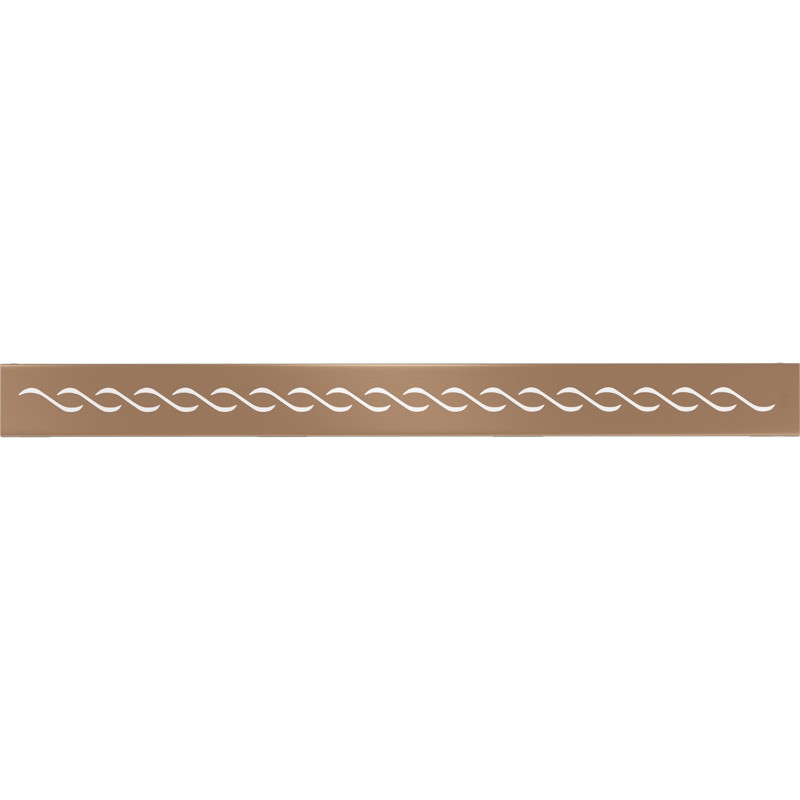 Mexen Flat Cache pour drain linéaire M18 70 cm, cuivre brossé - 1C23070