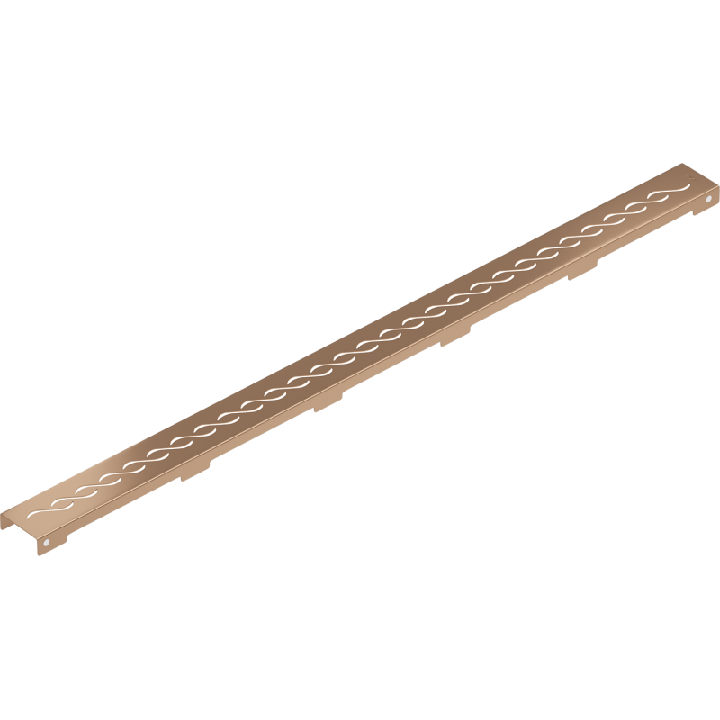 Mexen Flat M18 maskownica do odpływu liniowego 80 cm, miedź szczotkowana - 1C23080