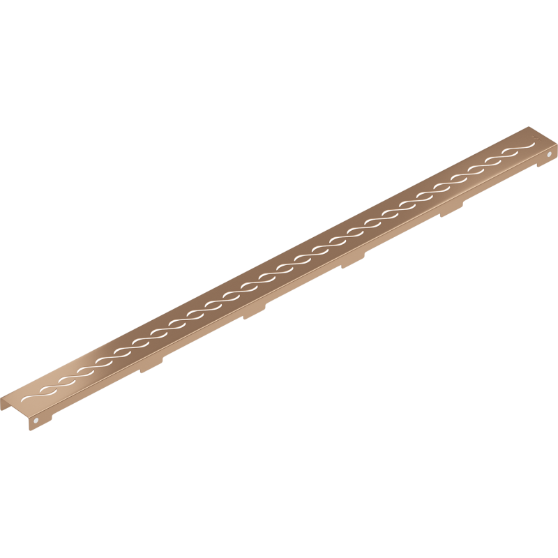 Mexen Flat M18 maskownica do odpływu liniowego 90 cm, miedź szczotkowana - 1C23090