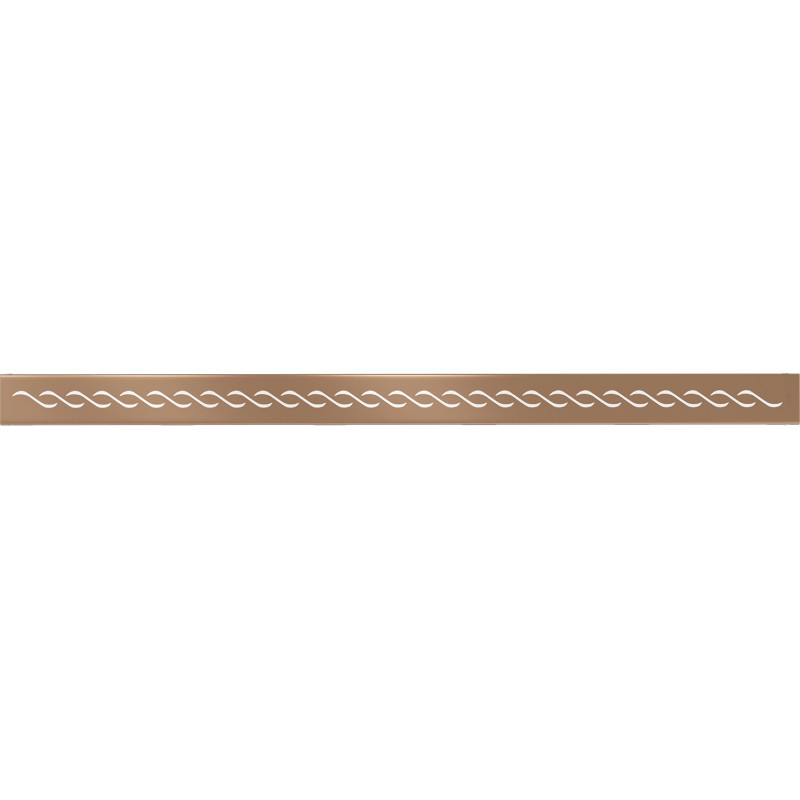 Mexen Flat M18 afdekplaat voor lineaire afvoer 90 cm, geborsteld koper - 1C23090