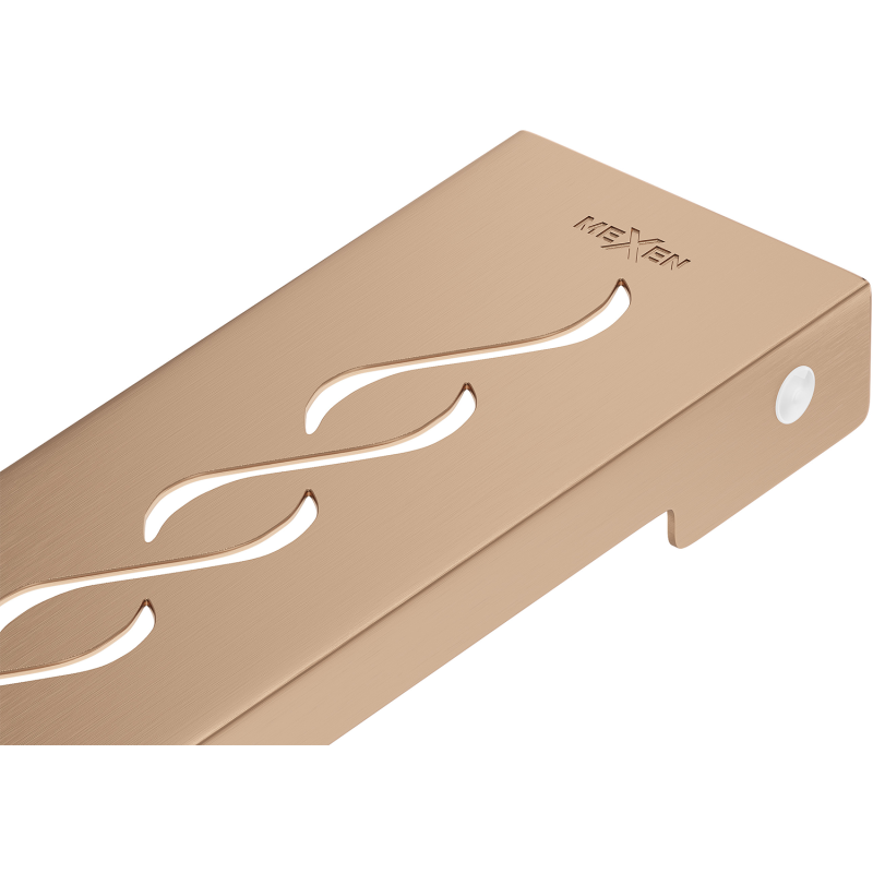 Mexen Flat M18 maskownica do odpływu liniowego 100 cm, miedź szczotkowana - 1C23100