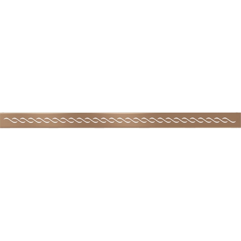 Mexen Flat M18 Cover for 100 cm Linear Drain, Brushed Copper - 1C23100