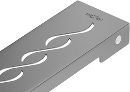 Mexen Flat M18 tampa para ralo linear 70 cm, cinza escovado - 1E23070