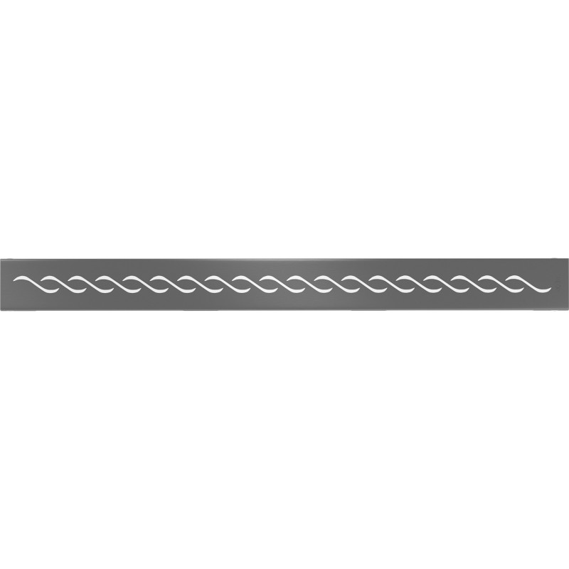 Mexen Flat M18 maskownica do odpływu liniowego 70 cm, gun gray szczotkowany - 1E23070