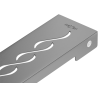 Mexen Flat M18 maskownica do odpływu liniowego 80 cm, gun gray szczotkowany - 1E23080
