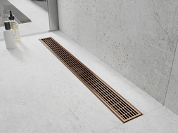 Mexen Flat M33 Abdeckung für Linienablauf 50 cm, gebürstetes Kupfer - 1C33050