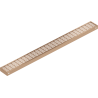 Mexen Flat M33 maskownica do odpływu liniowego 50 cm, miedź szczotkowana - 1C33050