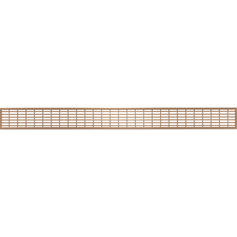Mexen Flat M33 maskownica do odpływu liniowego 60 cm, miedź szczotkowana - 1C33060
