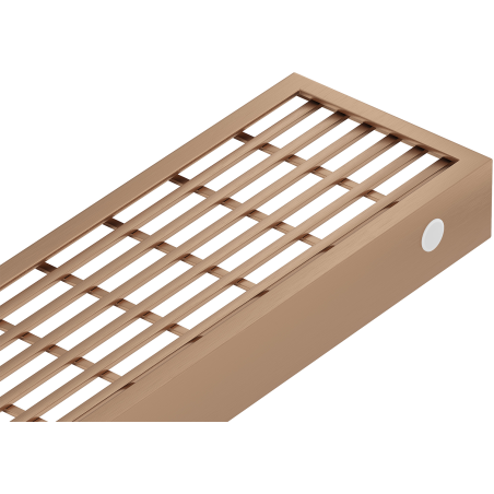 Mexen Flat M33 maskownica do odpływu liniowego 80 cm, miedź szczotkowana - 1C33080