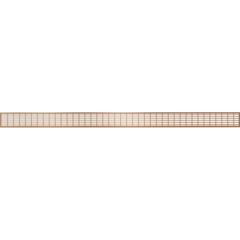 Mexen Flat M33 cache pour caniveau linéaire 80 cm, cuivre brossé - 1C33080