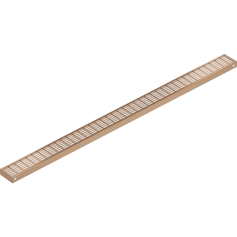 Mexen Flat M33 maskownica do odpływu liniowego 90 cm, miedź szczotkowana - 1C33090