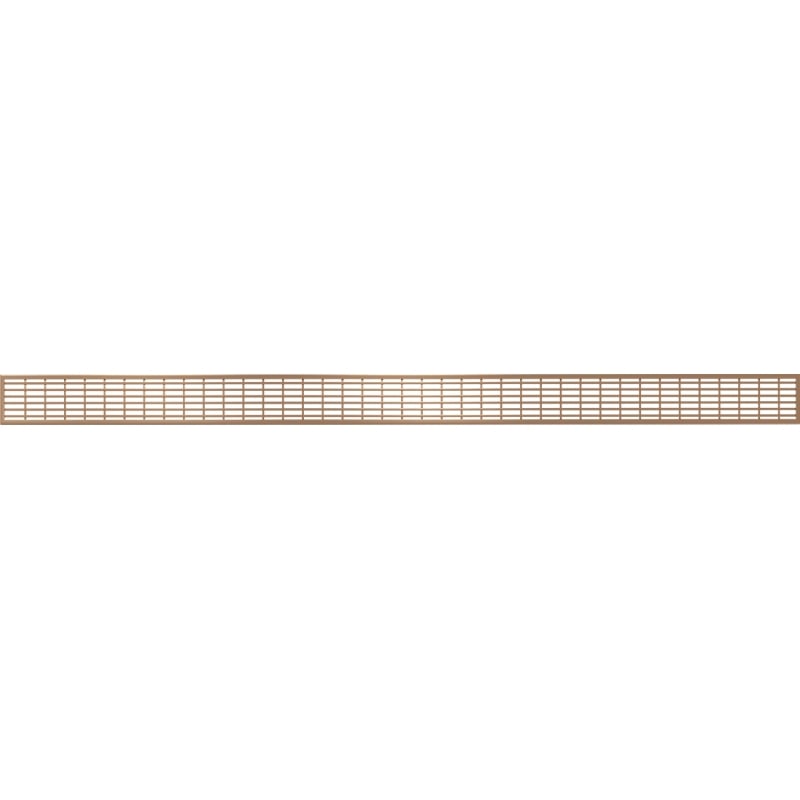 Mexen Flat M33 maskownica do odpływu liniowego 100 cm, miedź szczotkowana - 1C33100