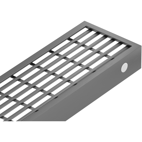 Mexen Flat M33 Cover for Linear Drain 60 cm, Gun Gray Brushed - 1E33060