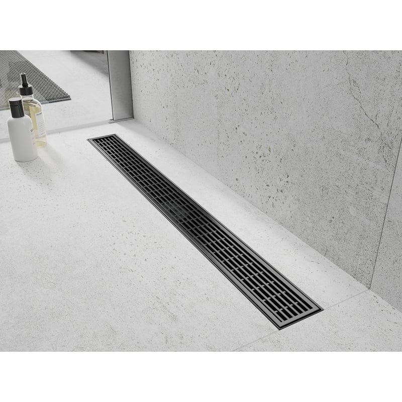 Mexen Flat M33 Cover for Linear Drain 60 cm, Gun Gray Brushed - 1E33060