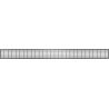 Mexen Flat M33 maskownica do odpływu liniowego 60 cm, gun gray szczotkowany - 1E33060