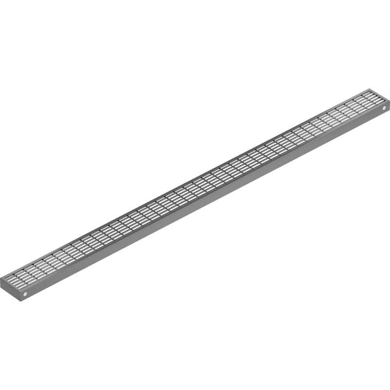 Mexen Flat M33 cover for linear drain 100 cm, gun gray brushed - 1E33100