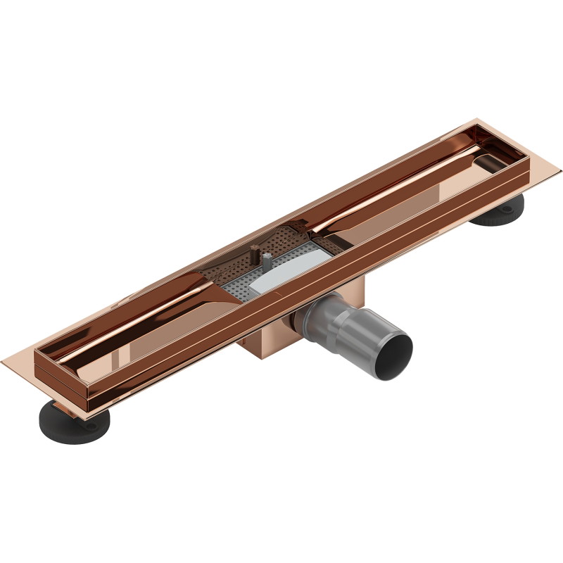 Mexen Flat 60 cm pikkune joonvooliku korpus, roosa kuld - 1615060