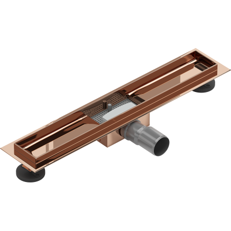 Mexen Flat 60 cm pikkune joonvooliku korpus, roosa kuld - 1615060