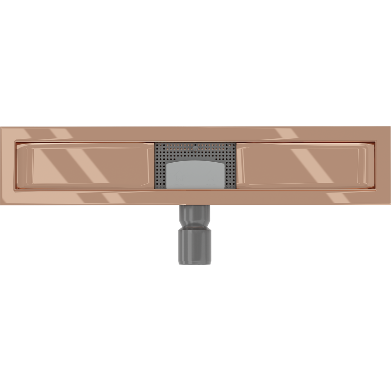 Mexen Flat cuerpo para desagüe lineal 60 cm, oro rosa - 1615060