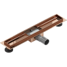 Mexen Flat linear drain body 50 cm, rose gold - 1615050