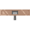 Mexen Flat corps pour drain linéaire 50 cm, or rose - 1615050