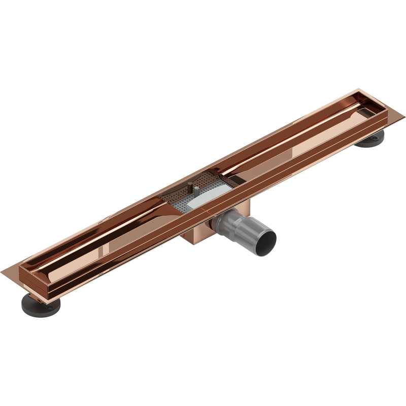Mexen Flat 70 cm pikkune äravoolukere, roosakaskuldne - 1615070