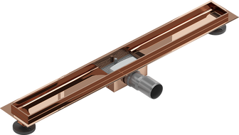 Mexen Flat korpus do odpływu liniowego 70 cm, różowe złoto - 1615070