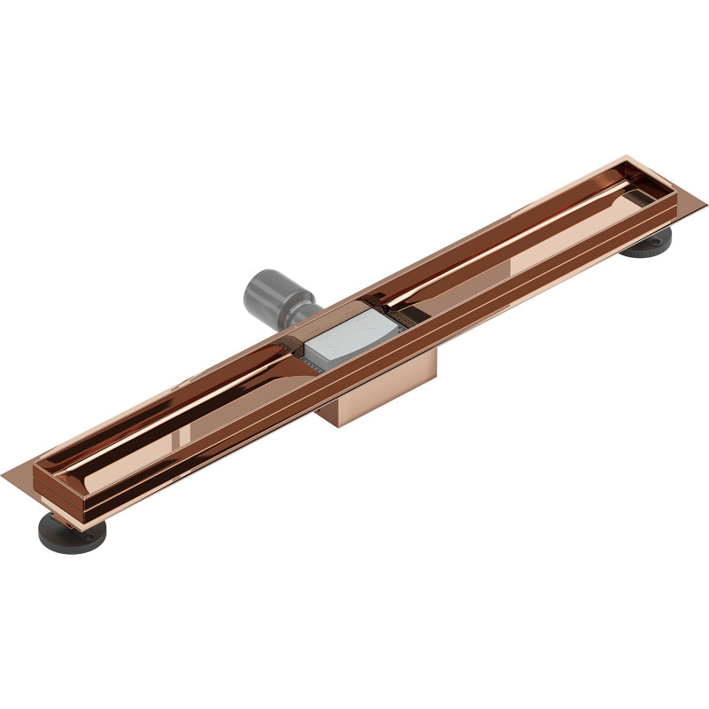 Mexen Flat 70 cm pikkune äravoolukere, roosakaskuldne - 1615070