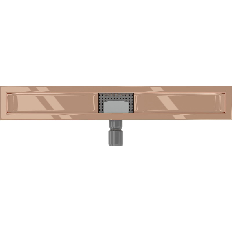 Mexen Flat Lineaarse äravoolu korpus 80 cm, roosakuldne - 1615080