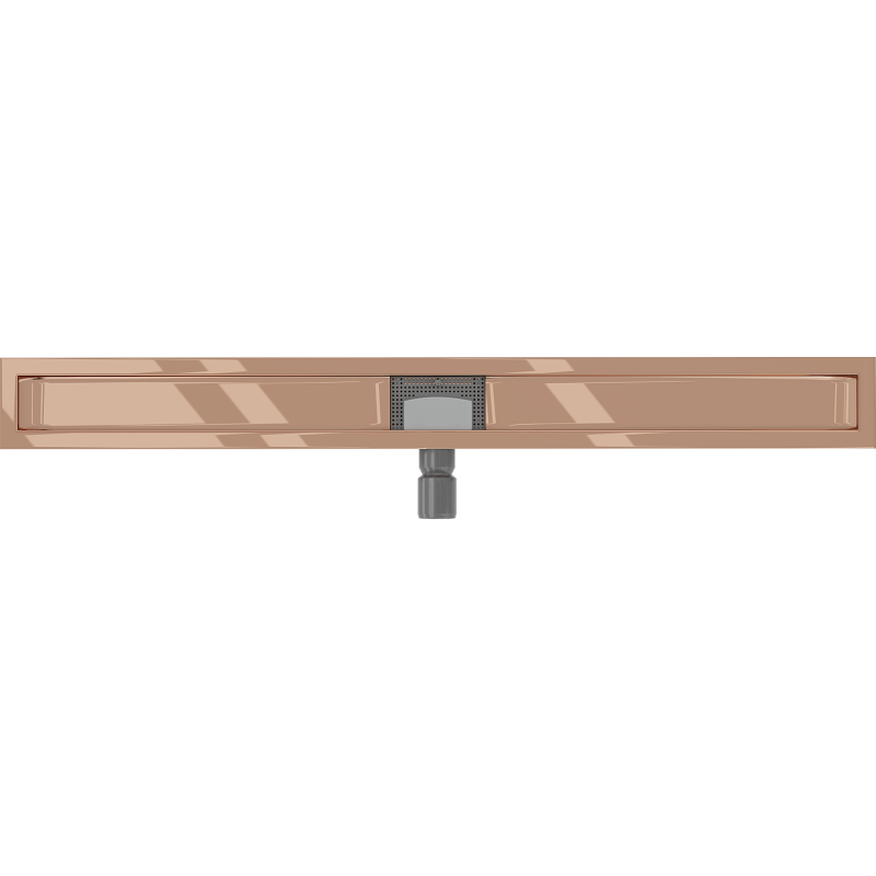 Mexen Flat kropp för linjeavlopp 90 cm, roséguld - 1615090