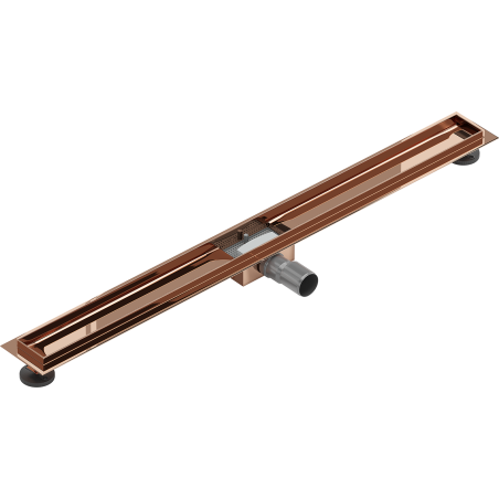 Mexen Flat korpus do odpływu liniowego 100 cm, różowe złoto - 1615100