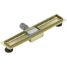 Mexen Flat lichaam voor 50 cm lineaire afvoer, geborsteld goud - 1A15050