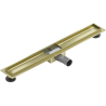 Mexen Flat Korpus für linearen Ablauf 70 cm, gebürstetes Gold - 1A15070