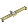 Mexen Flat corpo para drenagem linear 80 cm, dourado escovado - 1A15080